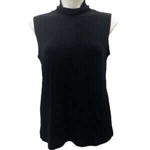 Chicos Travelers Sleeveless Mock Turtleneck Tank Top Women's Medium Size 1